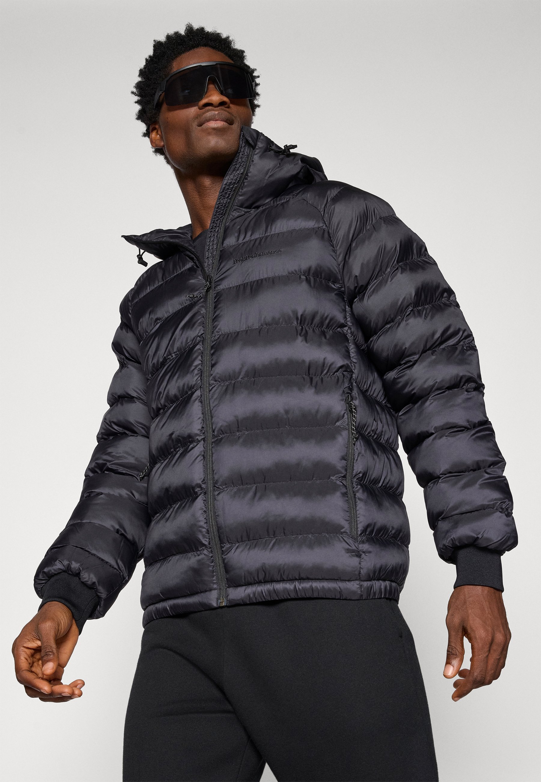 【 peak】FR Over Coat　Black Peak Performance QUIVER - Down coat - black - Zalando