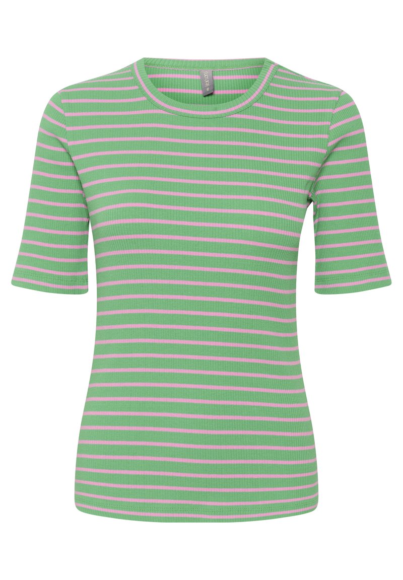 culture T-shirt print lichtgroen