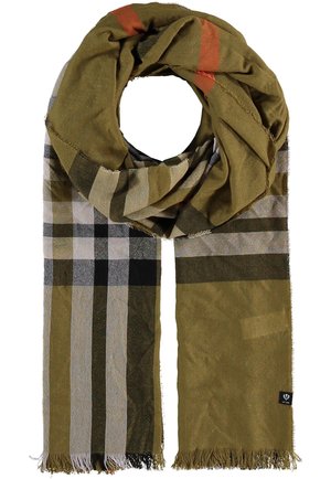 PLAID STOLA - Sjaal - khaki green