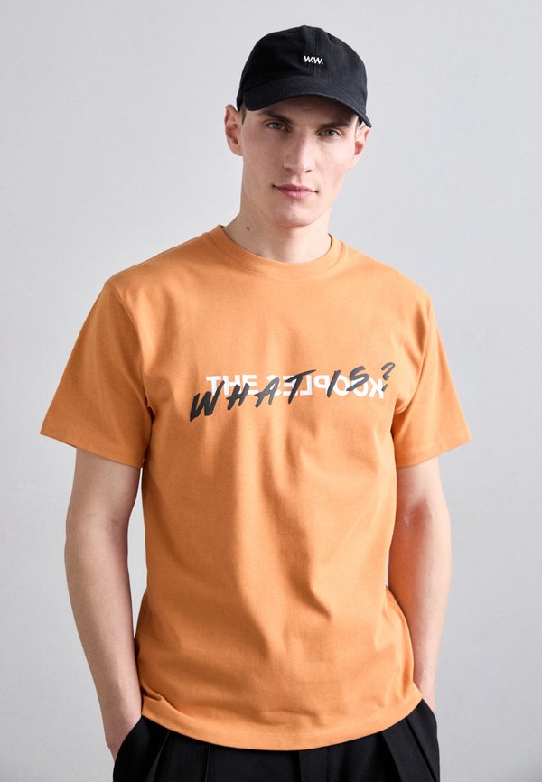 Print T-shirt - abricot3