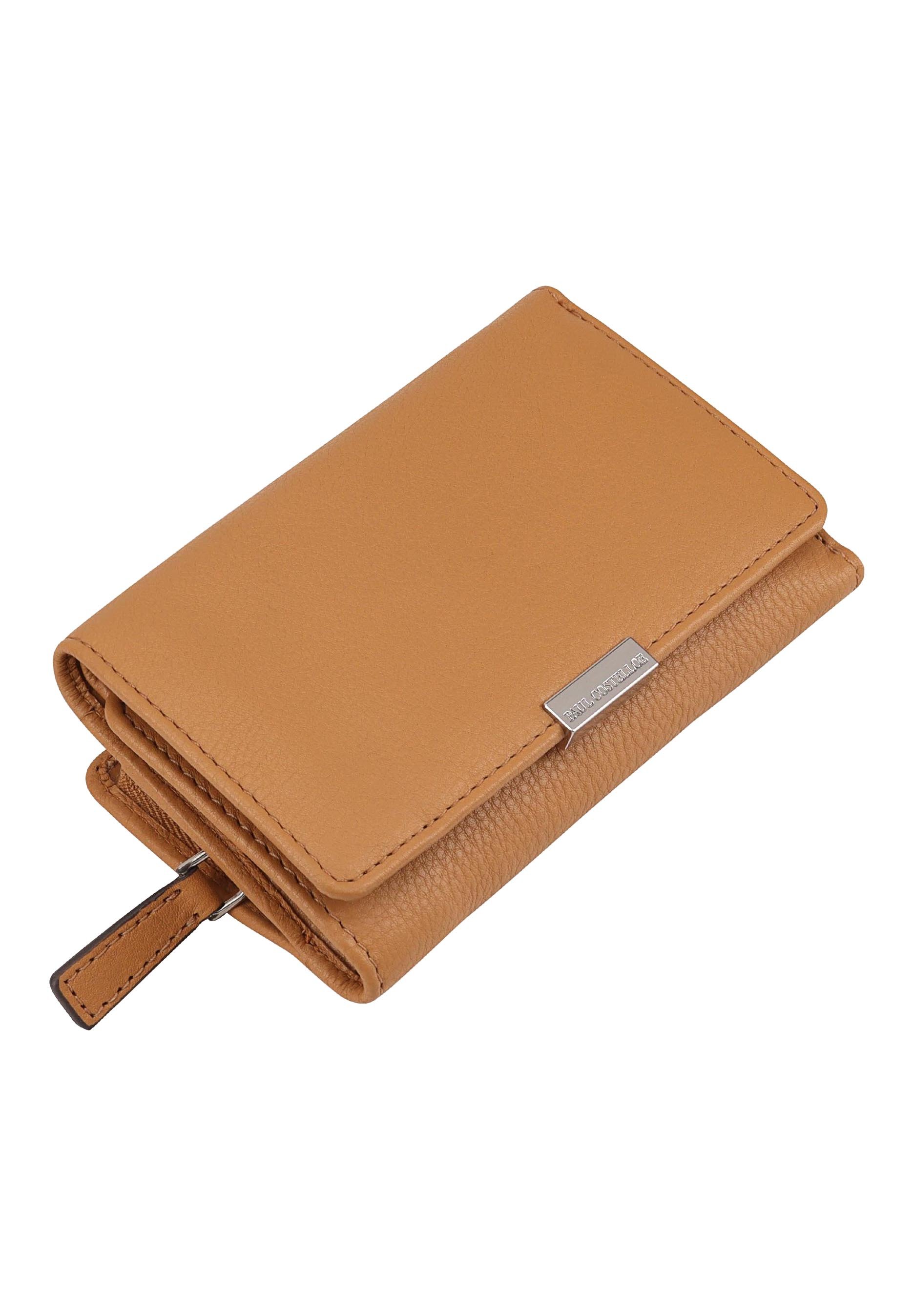 Portefeuille Vintage 'Bonjour' - Design Artistique Tan - Fausse Cuir - Livraison Gratuite