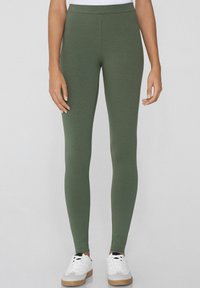 Tezenis BASIC - Legging (type pantalon) - grün w military green