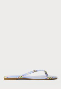 RAQUEL STRIPED LEATHER - Pool slides - multi