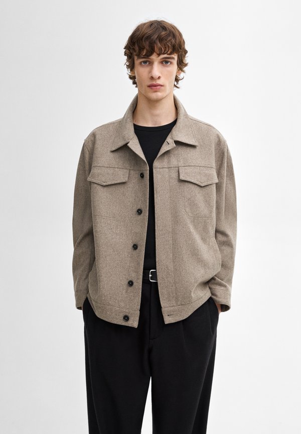 WITH POCKETS - Summer jacket - beige