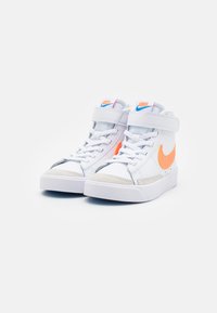 Nike Sportswear BLAZER MID 77  - Ψηλά αθλητικά παπούτσια - white/total orange/photo blue/phantom