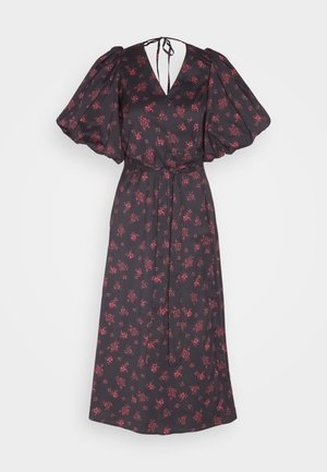 Gestuz, WRAP DRESS - Vestito elegante - ditsy black/pink