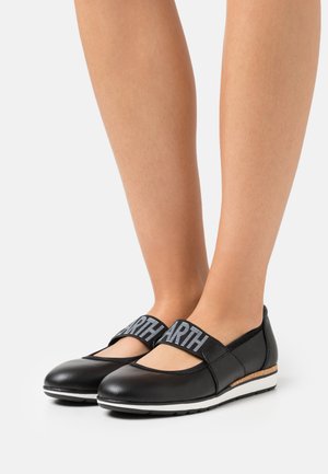 Marco Tozzi Ankle strap ballet pumps - black