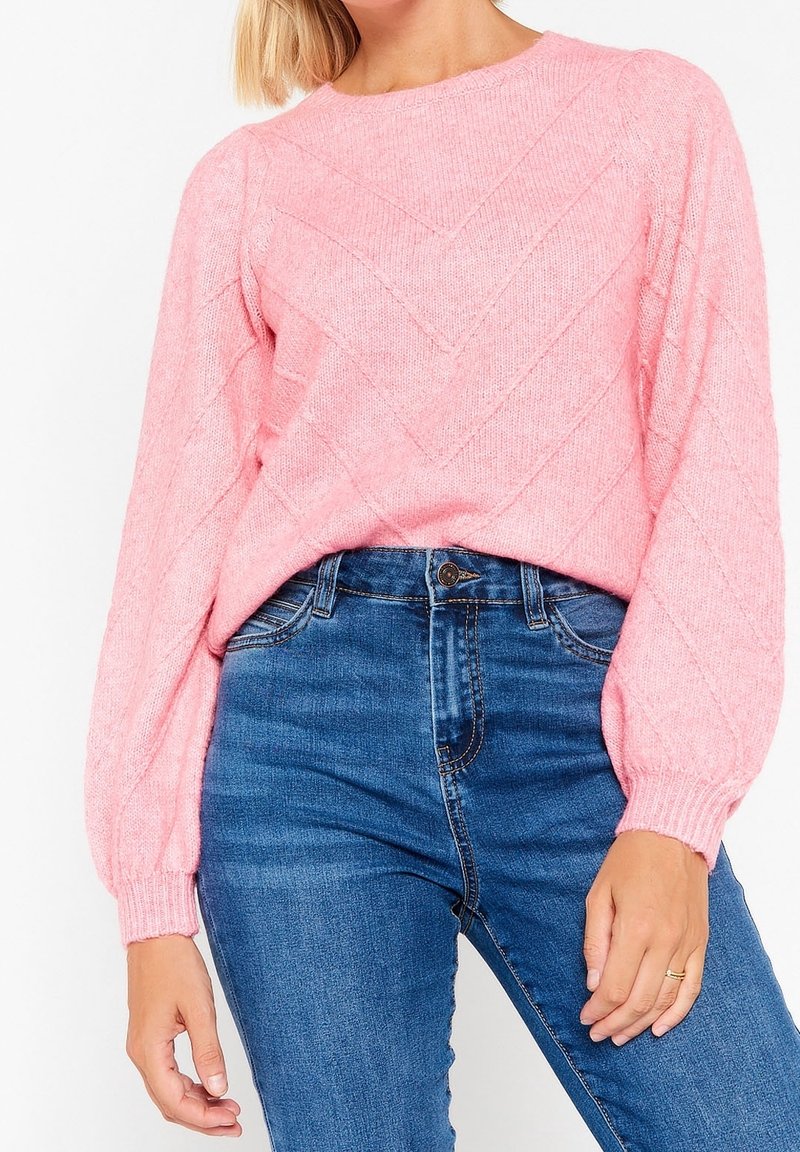 LolaLiza Stickad tröja - pink