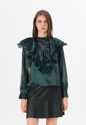 YASELOISE SHINY RUFFLE - Blouse - pine grove