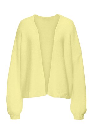 Strickjacke - gelb