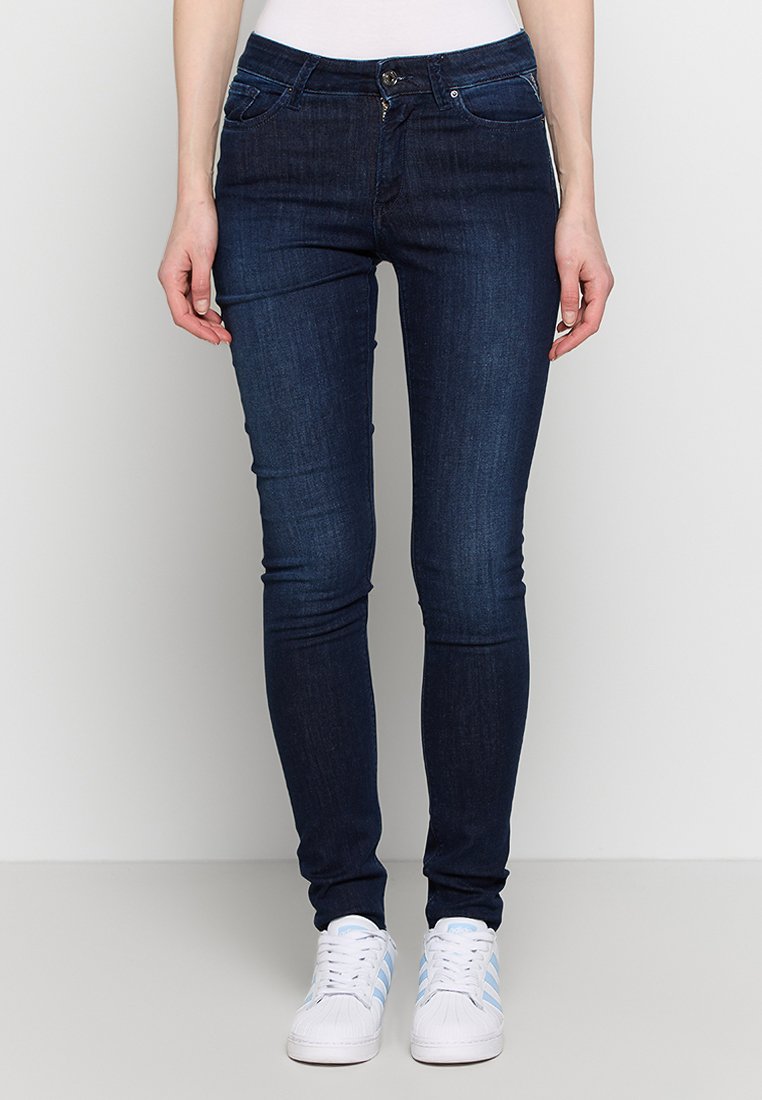 Replay Jeans Skinny Fit donkerblauw