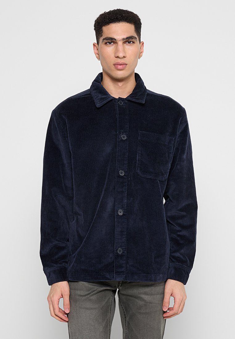 KnowledgeCotton Apparel Overhemd donkerblauw KnowledgeCotton Apparel Overhemd donkerblauw