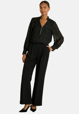 REGULAR FIT - LONG SLEEVE - Bluza - black burnout