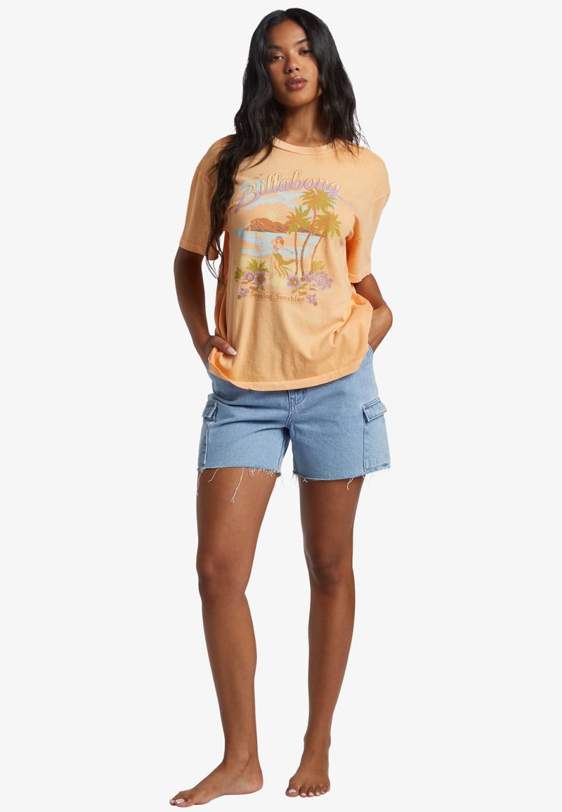Billabong T-shirt print oranje