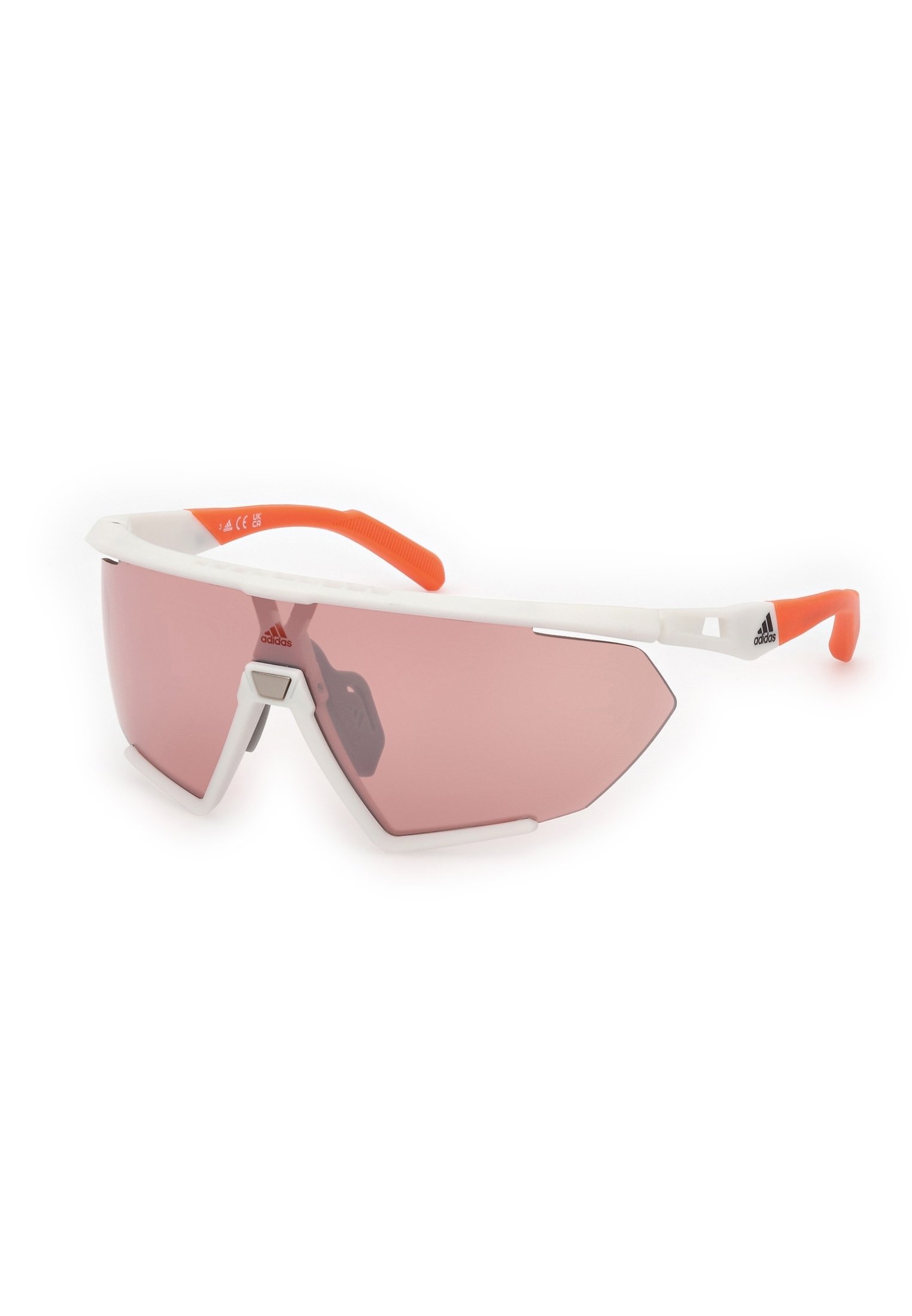 adidas Performance ADIDAS SPORT, SONNENBRILLE SP0071 MANN, GEOMETRISCHE  FORM UNISEX - Sportbrille - weiss/wei - Zalando