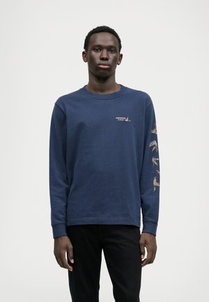 GLOBAL TREND LOGO - Pikkade varrukatega topp - off white