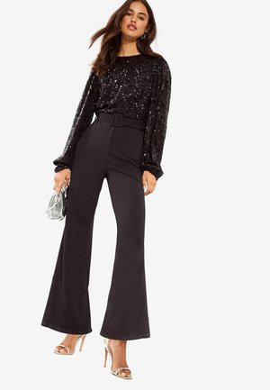SEQUIN 2IN1 SCUBA BELTED REGULAR FIT - Overal - black