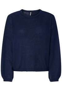 PCIDA O NECK - Strikkegenser - maritime blue