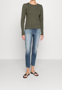 Lauren Ralph Lauren Stickad tröja - green