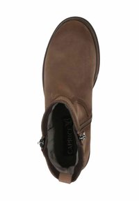 Caprice ELEGANTE-WEITE MIT CLIMOTION - Enkellaarsjes met plateauzool - taupe nubuc