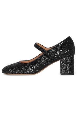 BALAGAN DOR - Tacones - black glitter