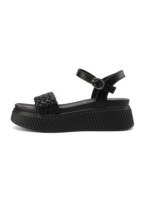 Queen Helena, X34-98 - Sandalias con plataforma - nero