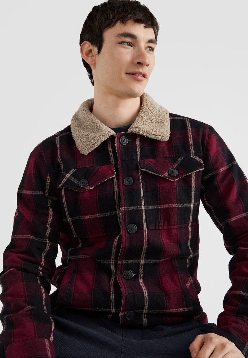 O'Neill Chaqueta de entretiempo - red tartan - Zalando.es