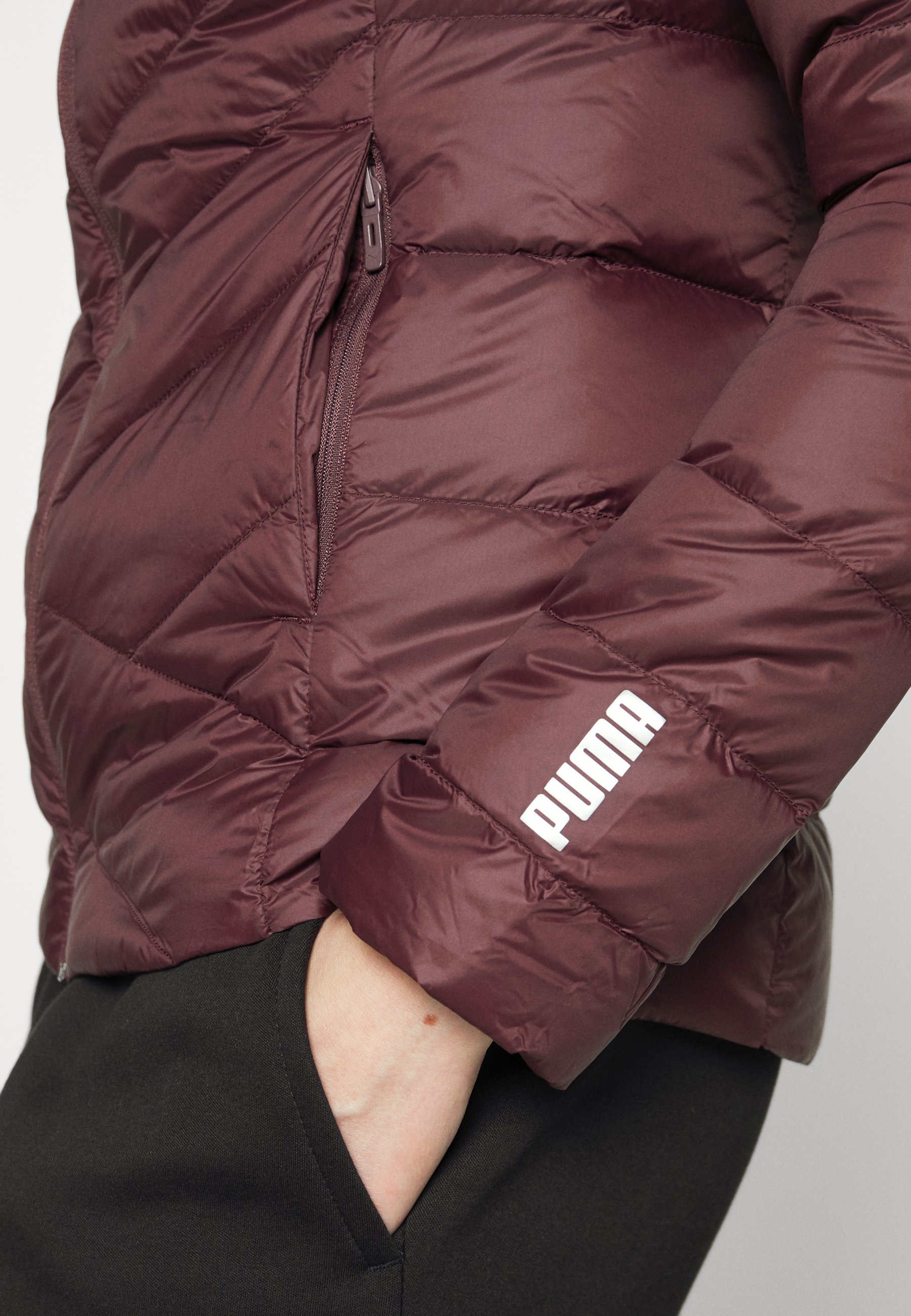 puma brown puffer jacket