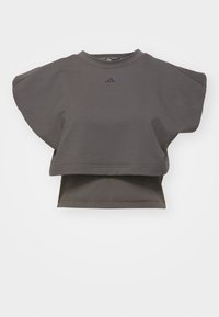 adidas Performance POWER BOXY 3-STRIPES TANK - T-skjorte til trening - shadow olive
