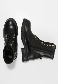 COX TREND-STIEFELETTE SCHNÜR-BOOTS - Lace-up ankle boots - schwarz