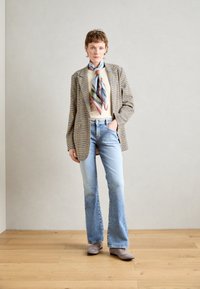 Melvin & Hamilton SONIA 1 - Pensko med snøring - dark brown/beige/navy