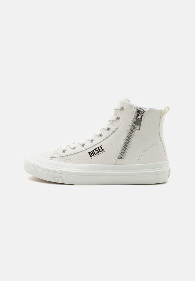 Diesel S-ATHOS DV MID - Höga sneakers - white