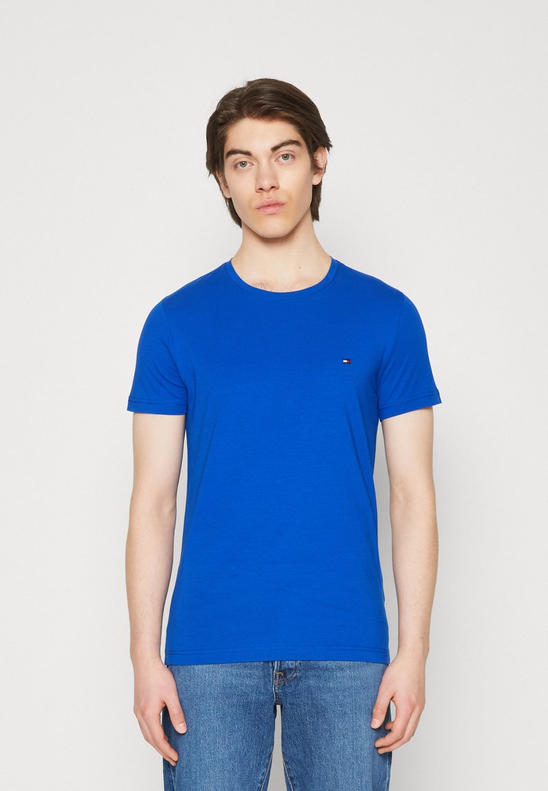 Tommy Hilfiger - STRETCH SLIM FIT TEE - Basic T-shirt - ultra blue, Enlarge