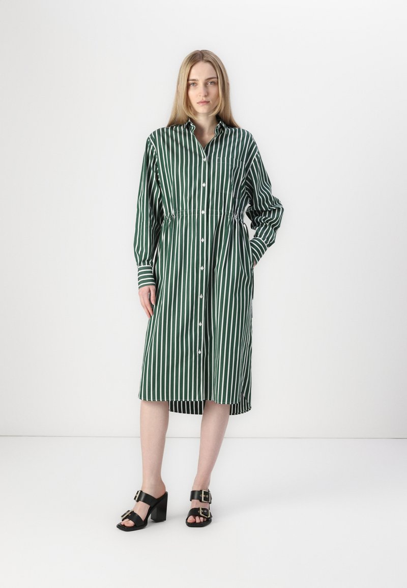 lacoste dress green Lacoste Heritage Trim Golf Dress