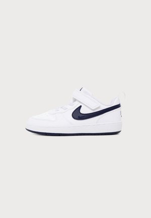 Nike Sportswear COURT BOROUGH UNISEX - Baskets basses - white/midnight navy