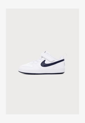 Nike Sportswear COURT BOROUGH UNISEX - Baskets basses - white/midnight navy
