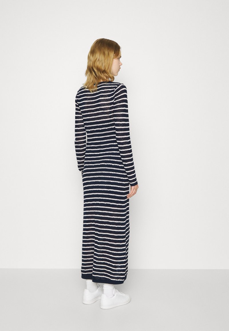 Pepe Jeans Abito Midi A Costine Senza Maniche Con Logo – Blu Dulwich, Vestibilità Comoda, Taglia XXS - 2
