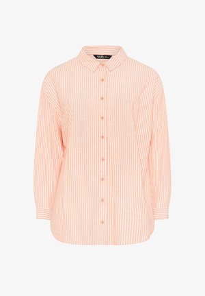 Yours Clothing, WOMEN'S BLOUSES & SHIRTS - Button-down blouse - peach