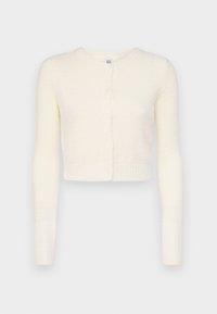 CROPPED CARDIGAN - Vesta na kopčanje - ecru