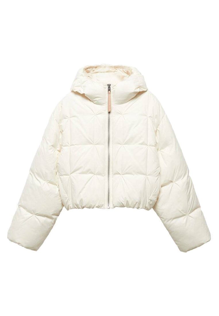 Mango Winterjas crème Mango Winterjas crème