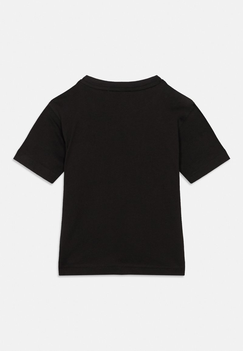 Spiral Bright Eyes T-Shirt Donna Regular Nera Taglia L, Girocollo, Maniche A Cappuccio, Stampa Gatto Con Occhi Viola, Cotone Interlock