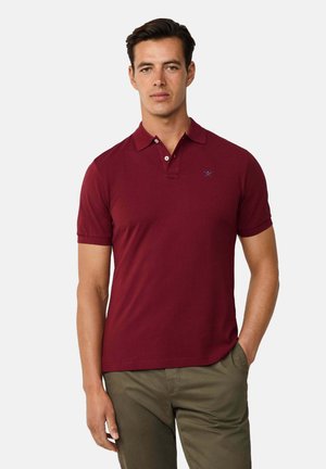 Hackett London SLIM FIT LOGO - Polo shirt - burgundy red