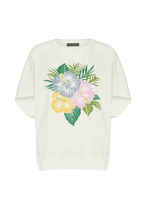 Elena Mirò, T-SHIRT STAMPATA - T-shirts print - bianco