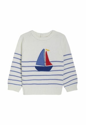 REGULAR FIT - SAILBOAT - Neule - cream