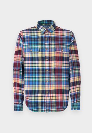 LONG SLEEVE SHIRT - Krekls - navy/red