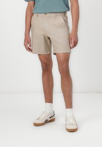 Hollister Co. - FLEX WAIST ABOVE THE KNEE - Rövidnadrágok - brown Miniatűr kép 1