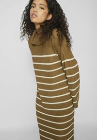 VILA ROLLKRAGEN - Robe longue - gothic olive