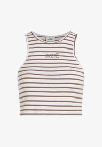 Valitud, white yarn dye stripe