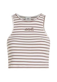 JESS TANK - Top - white yarn dye stripe
