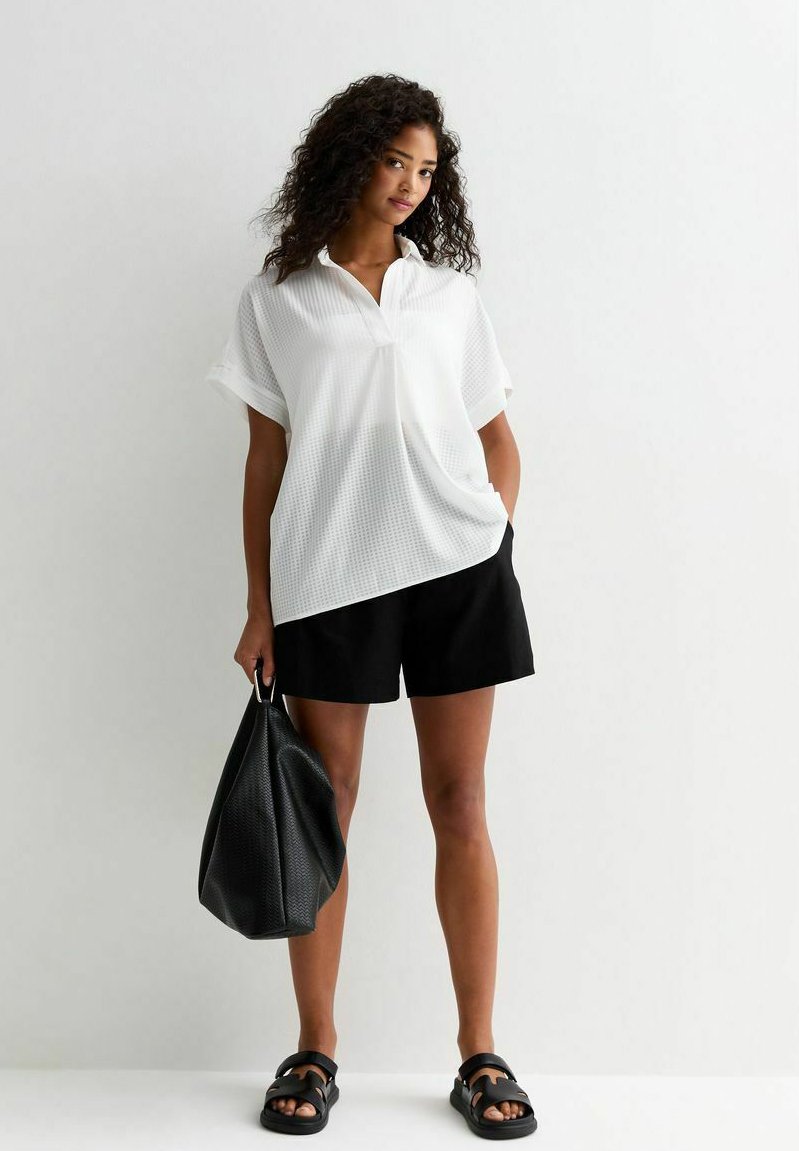 New Look SHORT SLEEVE - Blouse - white